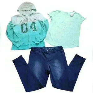 Girls 14/16 set cat & jack/justice